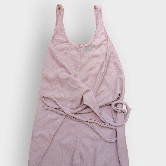Hatch Maternity The Wraparound Jumpsuit Size XS 0 Pink Gingham Comfy - Picture 2 of 5